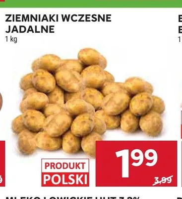 Ziemniaki wczesne jadalne promocja w Stokrotka