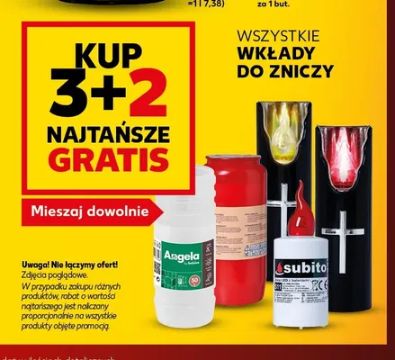 Wkłady do zniczy promocja w Kaufland