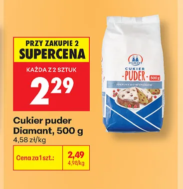 Cukier puder Diamant promocja w Biedronka