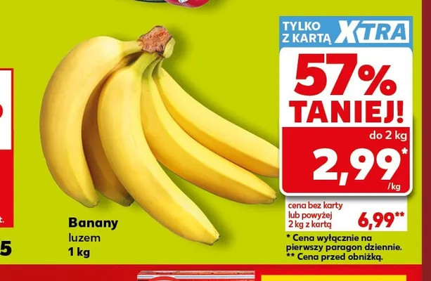 Banany promocja w Kaufland