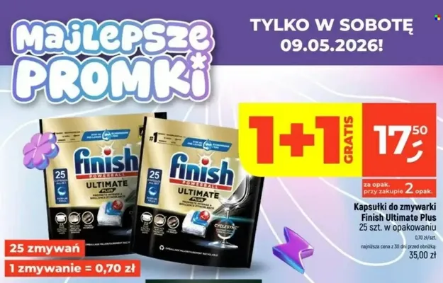 Kapsułki do zmywarki Finish Ultimate Plus 25szt promocja w Dealz
