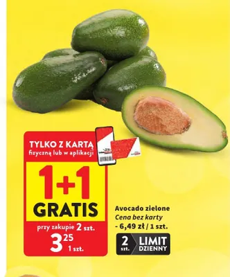 Avocado zielone promocja w Intermarche