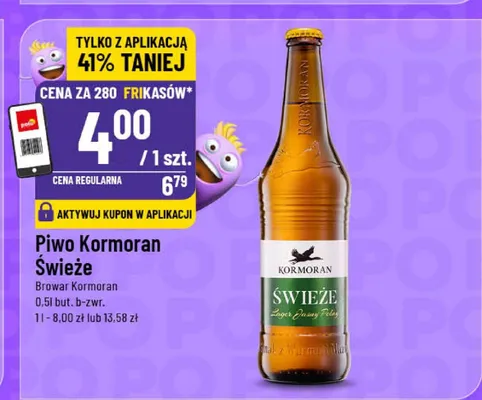 Piwo Kormoran Świeże promocja w POLOmarket