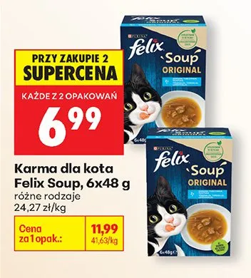 Karma dla kota Soup promocja w Biedronka