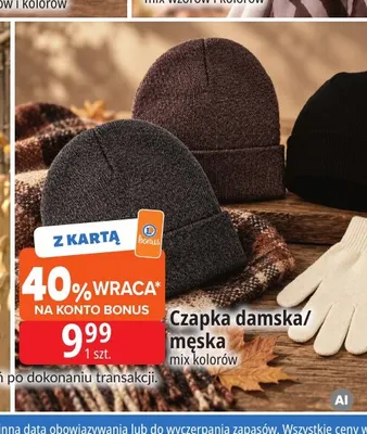 Czapka damska promocja w Leclerc