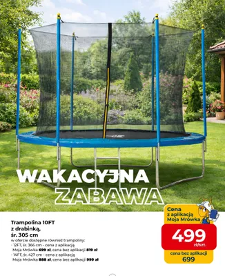 Trampolina 12FT promocja w PSB Mrówka