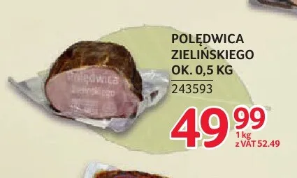 Polędwica Zielińskiego promocja w Selgros