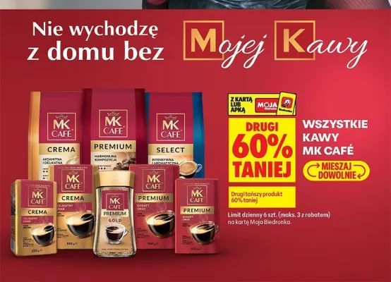Kawa mielona MK Café Premium promocja w Biedronka