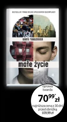 Książka Małe życie Hanya Yanagihara oprawa twarda promocja w Empik