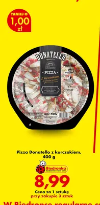 Pizza Donatello z kurczakiem promocja w Biedronka