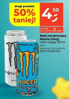 Napój energetyzujący różne rodzaje promocja w Dealz