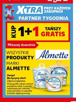Serek wiejski z twarogiem kremowym Almette promocja w Kaufland