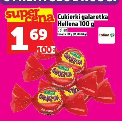 Cukierki galaretka Hellena 100 g promocja w TOPAZ