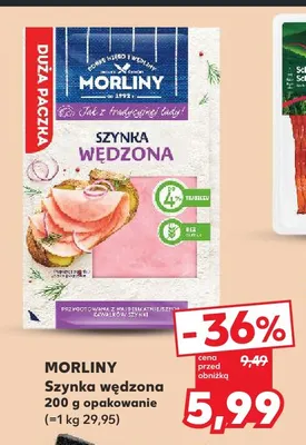 Szynka wędzona Morliny promocja w Kaufland