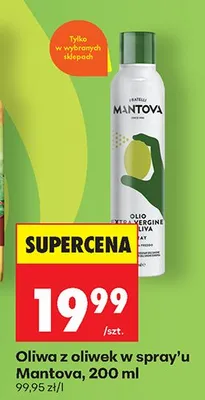 Oliwa z oliwek w spray'u Mantova promocja w Biedronka