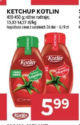 Ketchup Kotlin promocja w Stokrotka