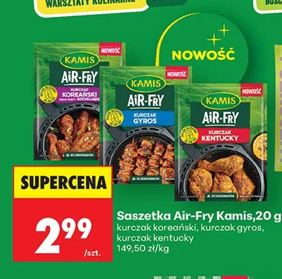 Przyprawa Air-Fry Kamis kurczak kentucky promocja w Biedronka