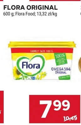 Margaryna Flora Original Flora Food promocja w Stokrotka