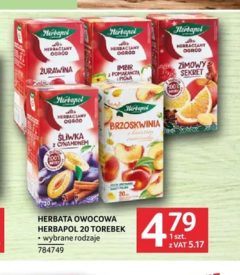 Herbata owocowa Herbapol promocja w Selgros