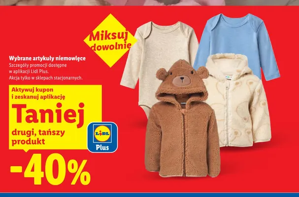 Artykuły niemowlęce promocja w Lidl