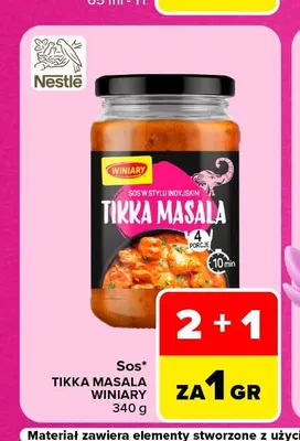 Sos tikka masala Winiary promocja w Carrefour Market