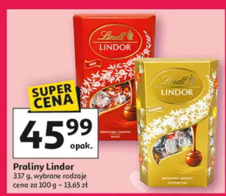 Praliny Lindor promocja w Auchan