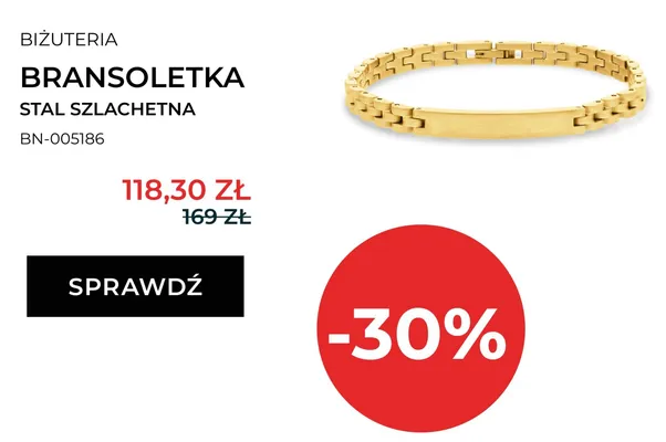 Bransoletka Briju stal szlachetna promocja w Briju