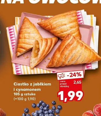 Ciastko z jabłkiem i cynamonem promocja w Kaufland