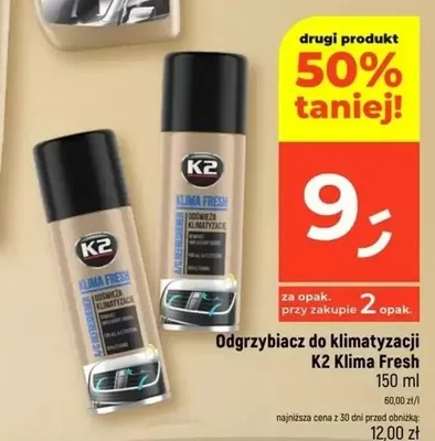 Odgrzybiacz do klimatyzacji K2 Klima Fresh promocja w Dealz