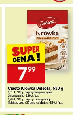 Ciasto Krówka Delecta promocja w Twój Market