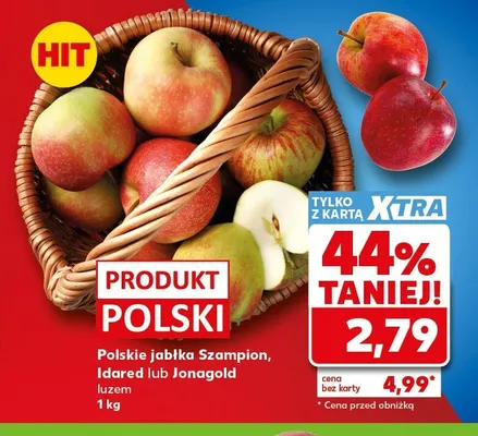 Polskie jabłka Jonagold promocja w Kaufland