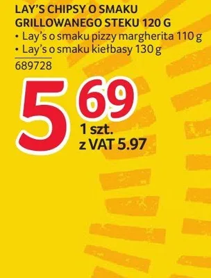 Chipsy o smaku grillowanego steku promocja w Selgros