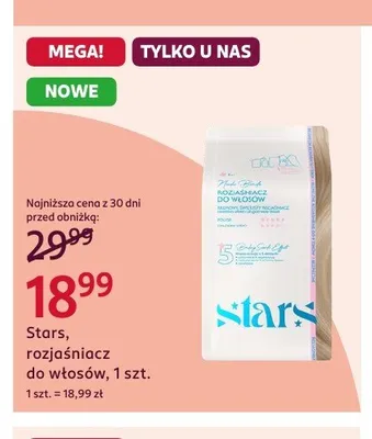 Rozjaśniacz do włosów Stars From The Stars promocja w Rossmann