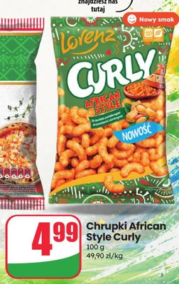 Chrupki Lorenz Curly African Style promocja w Dino