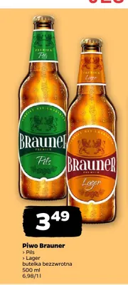 Piwo Brauner Pils promocja w Netto