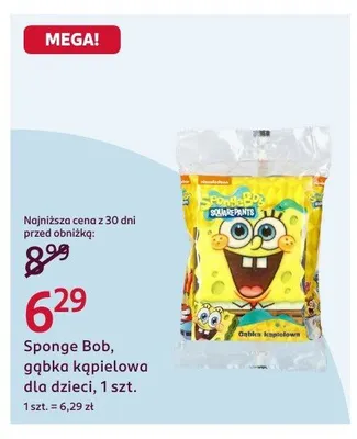 Gąbka kąpielowa dla dzieci promocja w Rossmann