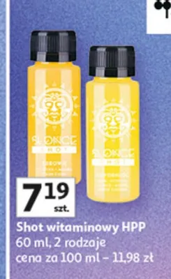 Shot witaminowy HPP promocja w Auchan