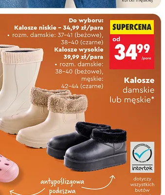 Kalosze wysokie promocja w Biedronka