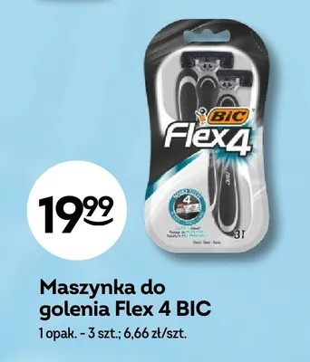 Maszynka do golenia Flex 4 BIC promocja w Żabka