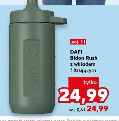 Bidon Dafi Rush z wkładem filtrującym 1 l promocja w Kaufland