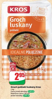 Groch połówki łuskany promocja w Dino