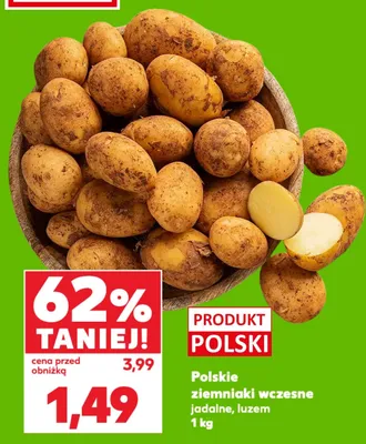 Ziemniaki wczesne jadalne polskie promocja w Kaufland