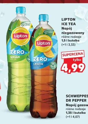 Napój niegazowany Lipton Ice Tea Zero Lemon promocja w Kaufland