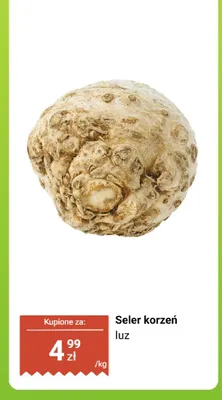 Seler korzeń luz promocja w Biedronka