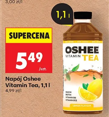 Napój Vitamin Tea lemon flavour promocja w Biedronka