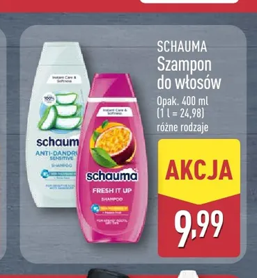 Szampon do włosów Schauma promocja w Aldi