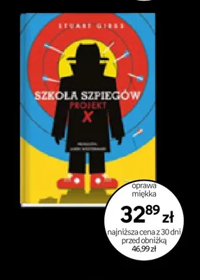 Książka Szkoła Szpiegów Projekt X Stuart Gibbs promocja w Empik