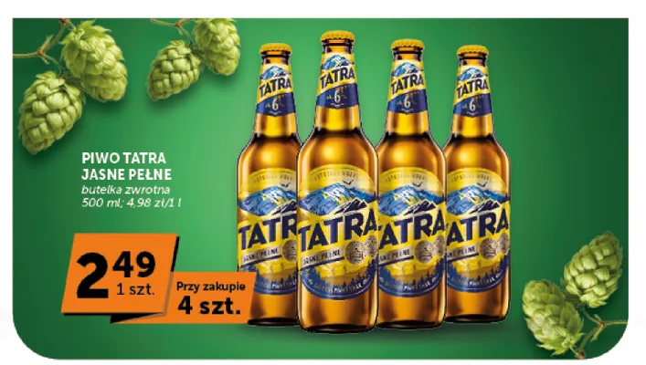 Piwo Tatra promocja w Euro Sklep
