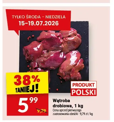 Wątroba drobiowa promocja w Twój Market