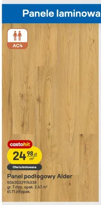 Panel podłogowy Alder 7 mm AC4 promocja w Castorama